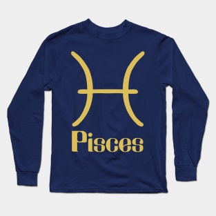 Pisces Zodiac Long Sleeve T-Shirt